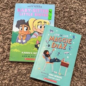 LOT OF TWO Maggie Diaz Join the Club & Baby-sitter Little Sister